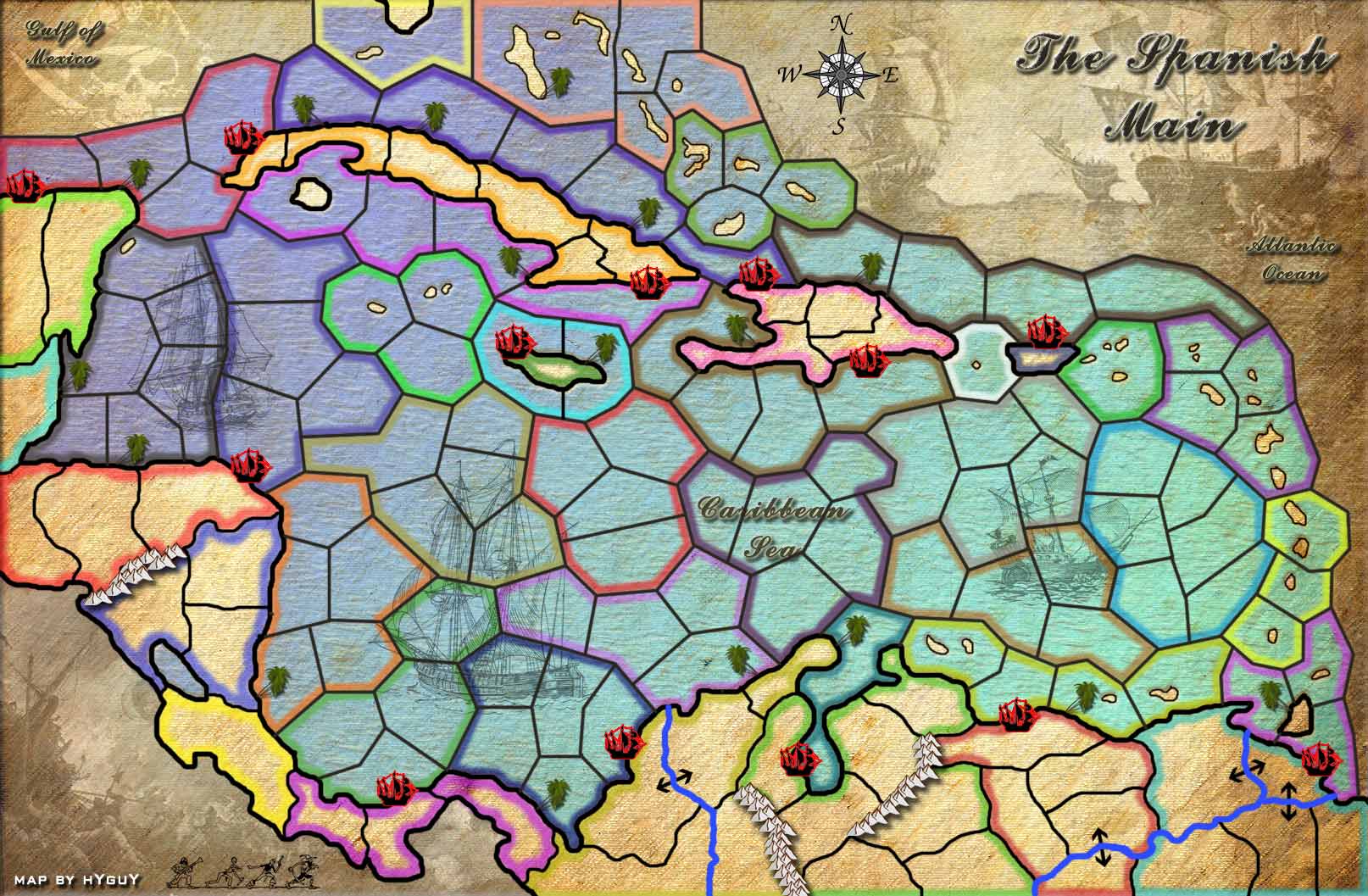 the map
